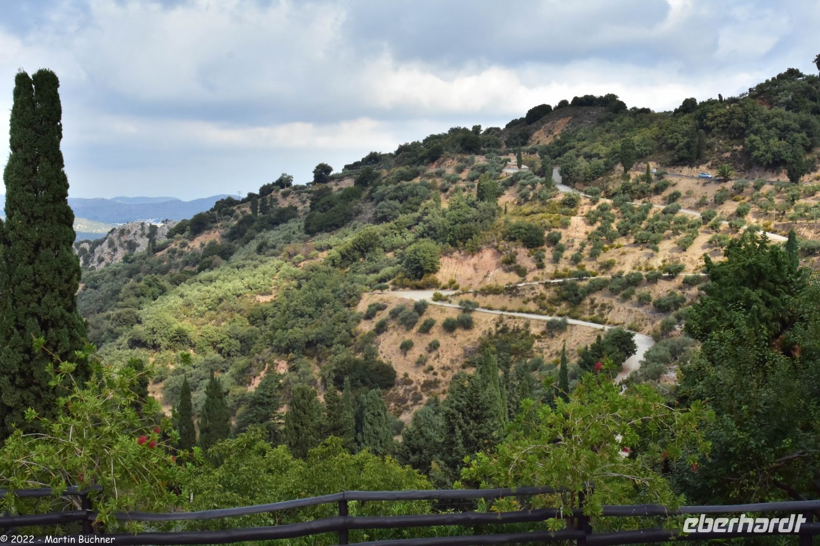 Weg zur Lasithi-Hochebene