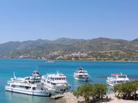 Hafen von Unsere Gruppe auf Spinalonga