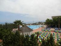 Blick auf Hotelanlage