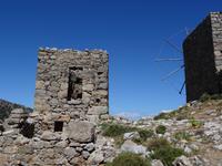 Ruinen von Getreidemühlen bei Seli Ampelou