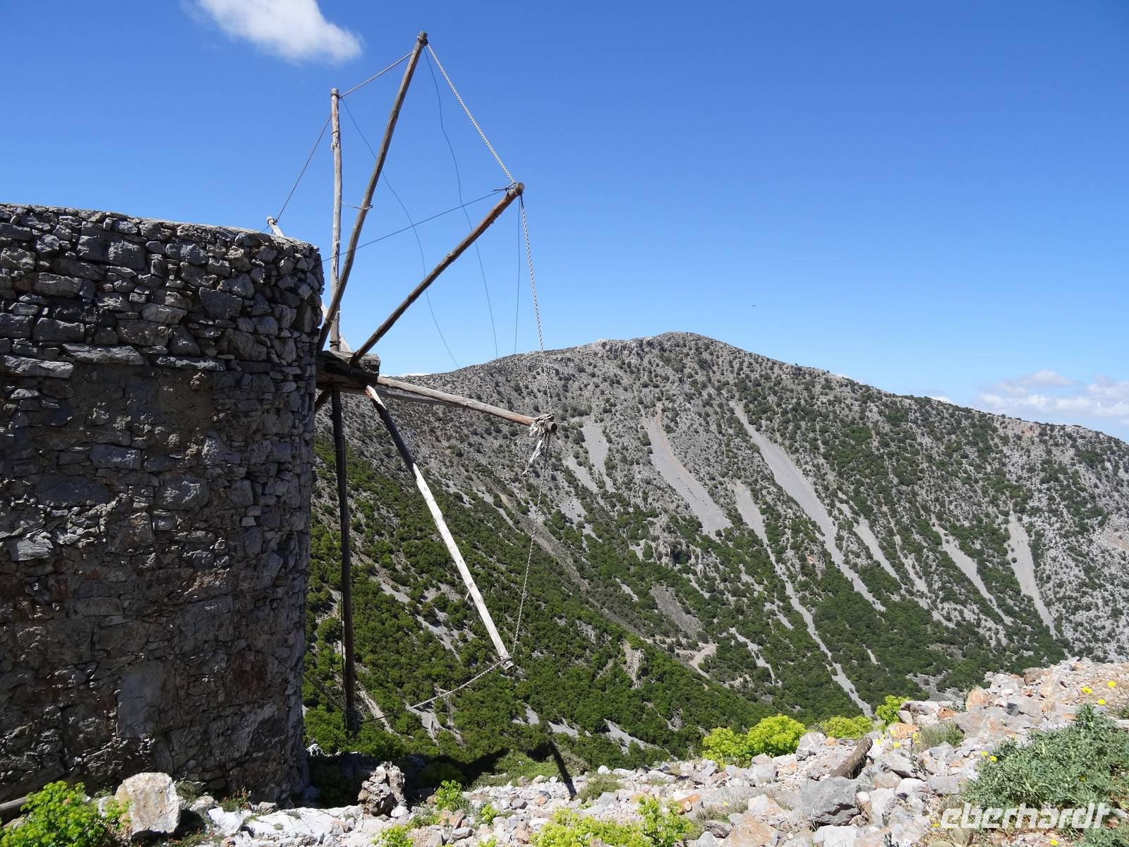 Ruinen von Getreidemühlen bei Seli Ampelou
