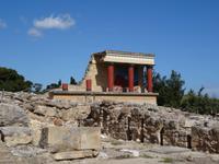 In den Palastruinen von Knossos