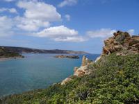 Blick über die Bucht von Vai