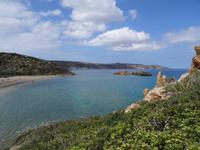 Blick über die Bucht von Vai