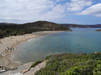 Blick über den Strand von Vai