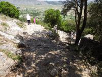 Abstieg von der Höhle von Psichro