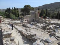 Blick auf Südpropylon in Knossos