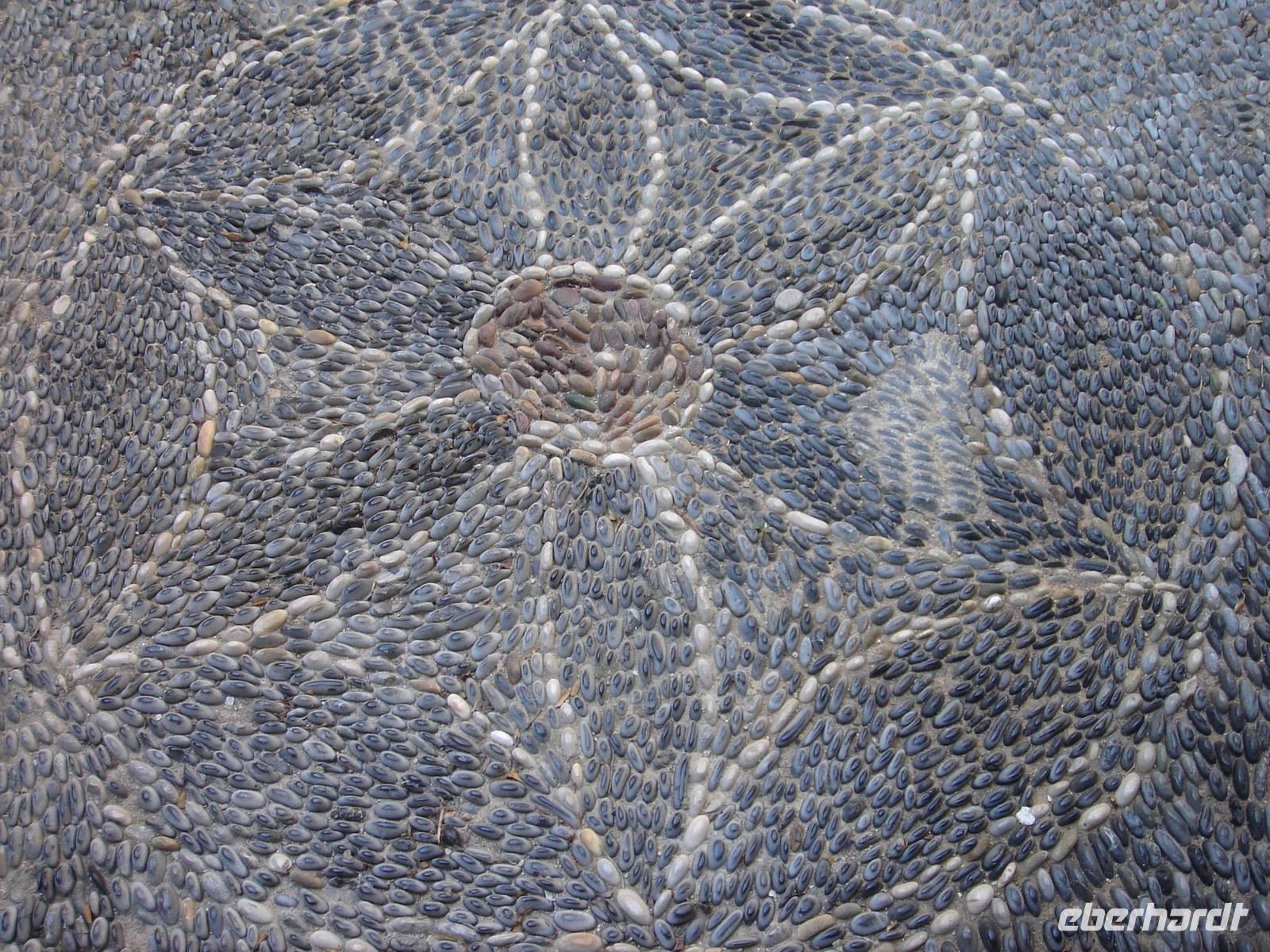 Fußbidendetail in Topolou