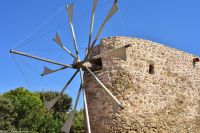 Venezianische Windmühle des Kloster Toplou