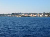 Rhodos - Blick zum Hafen von Rhodos Stadt