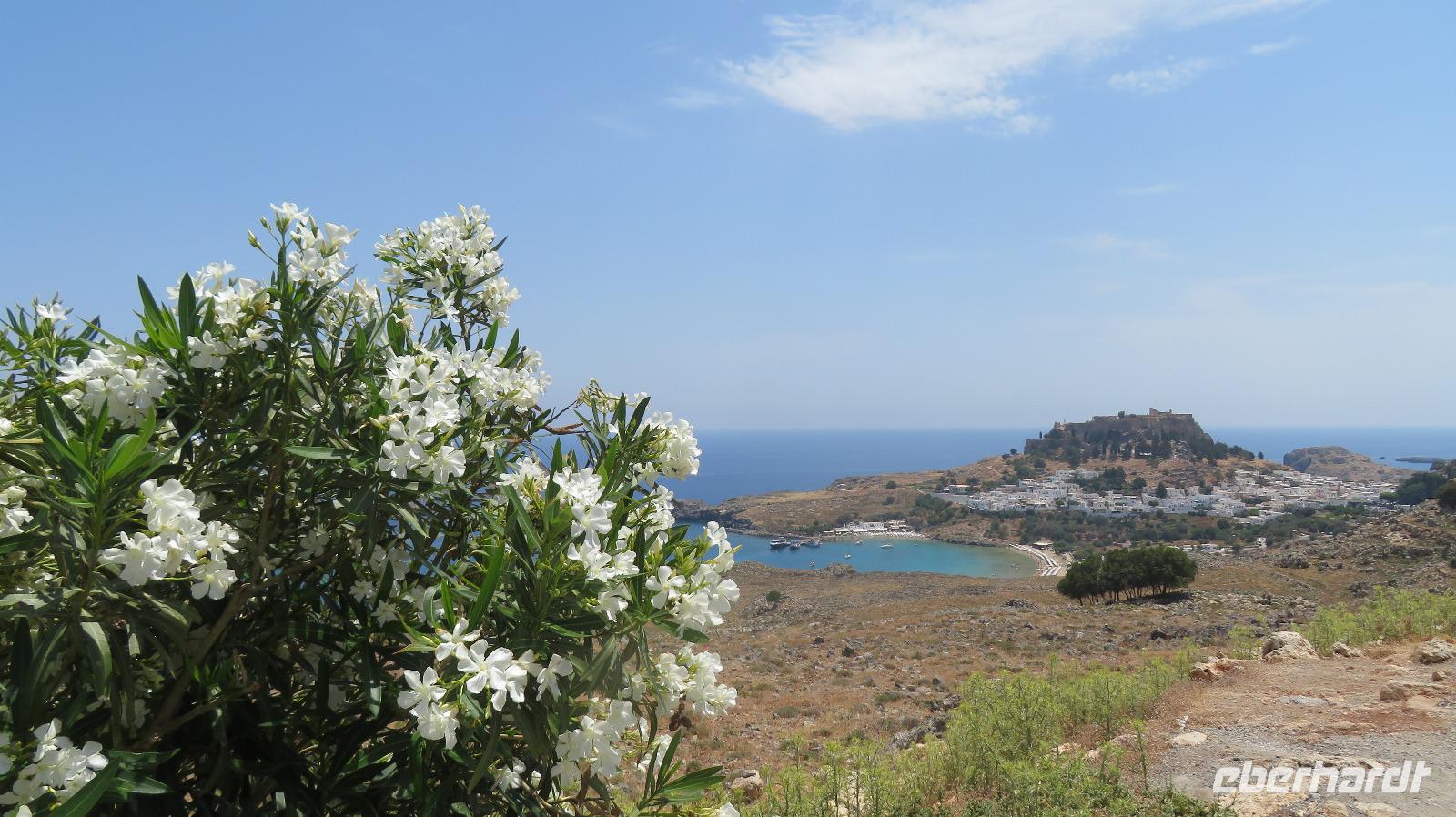 Blick auf Lindos