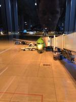 Unser Flugzeug beim Abflug