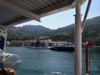 Blick auf das Kloster Panormitis, Symi