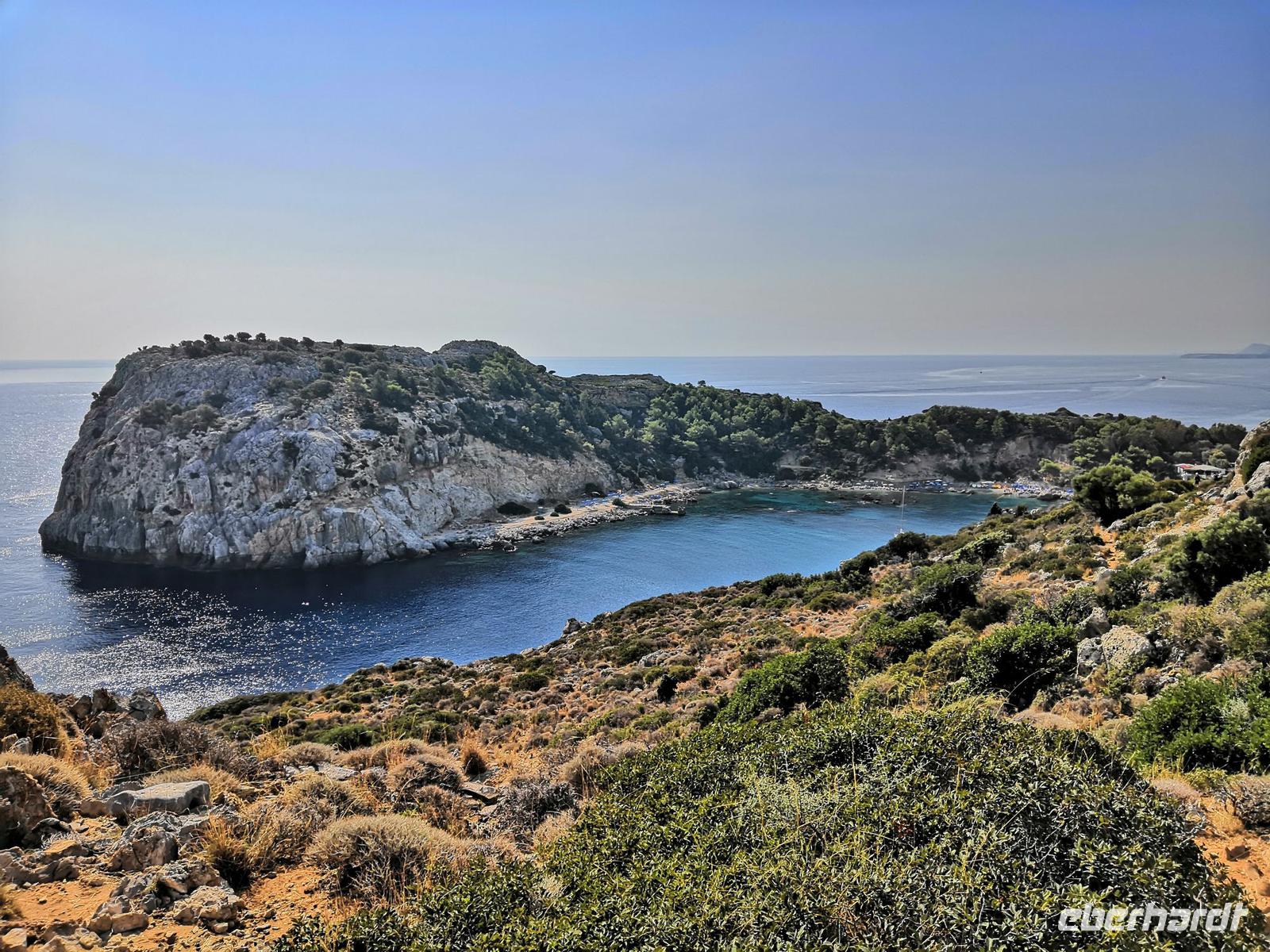 Der Anthony-Quinn-Beach während des Ausfluges am freien Tag