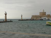 Einfahrt zum Mandraki-Hafen