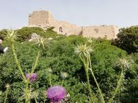 Ruine einer Kreuzritterburg in Kritinia