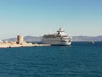 An der Haufenausfahrt von Rhodos