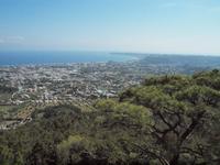 Ausblick von Filerimos über die Nord-West-Küste Richtung Rhodos