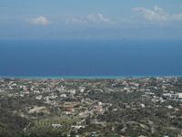Ausblick von Filerimos an die Westküste