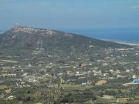 Ausblick von Filerimos in Richtung Flughafen