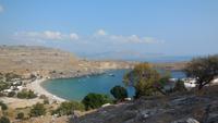 Blick auf Lindos