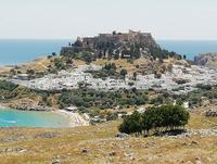 Blick auf Lindos