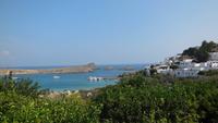 Blick auf Lindos