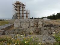 Reste des Apollo-Tempels auf dem Hügel Monte Smith