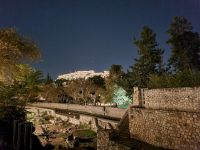 Athen - Monastiraki-Viertel mit Blick zur Akropolis 