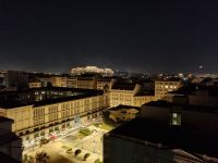 Athen - Ausblick von der Dachterrasse  des Hotels 