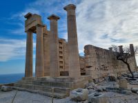 Insel Rhodos - Akropolis von Lindos (Tempel der Athena Lindia)