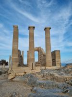Insel Rhodos - Akropolis von Lindos (Tempel der Athena Lindia)