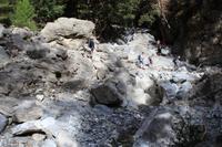 Wanderweg in der Samaria-Schlucht