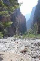 Blick in der Samaria-Schlucht