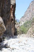Blick in der Samaria-Schlucht