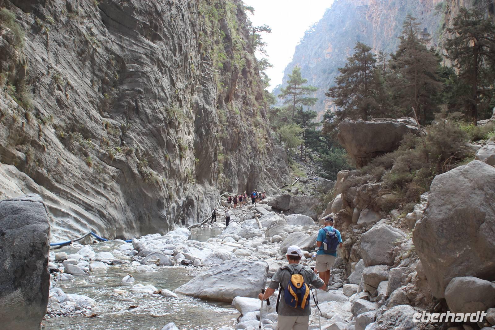 Wanderung in der Samaria-Schlucht
