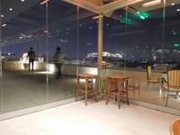 Blick von der Dachterrasse am letzten Abend