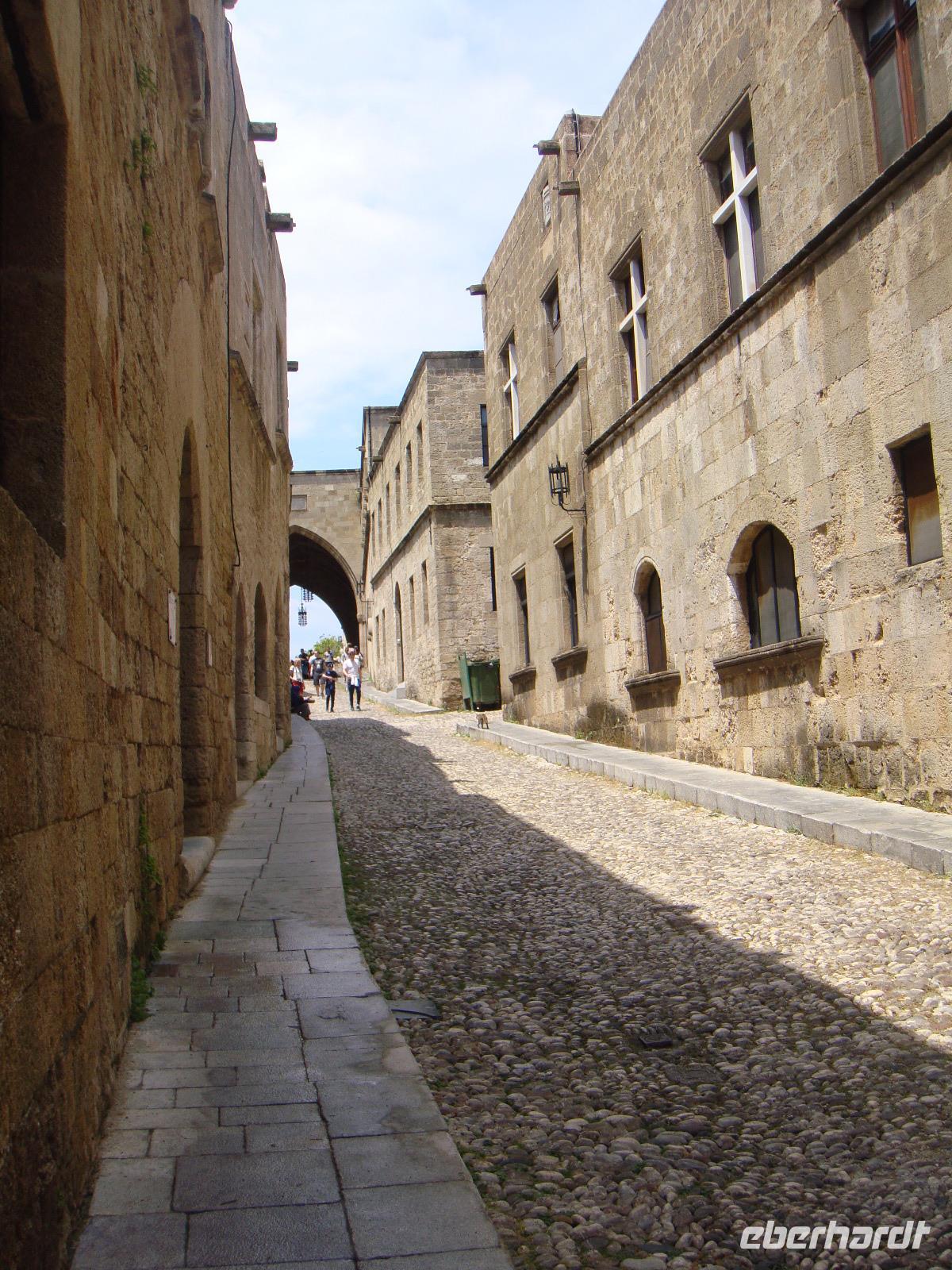 Ritterstraße in Rhodos Stadt