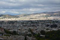 Blick auf Athen von der Akropolis