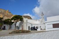 Am Berg Exomvourgo auf Tinos