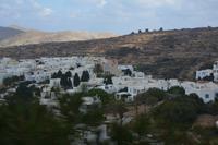 Blick auf das Dorf Pyrgos- Tinos