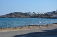 Blick auf die Küste von unserem Hotel auf Paros