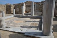 Mosaike in ehemaligen Tempeln auf Delos