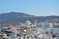 Blick auf Thira