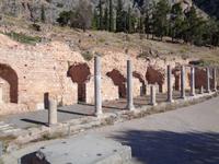 Röm. Ladenzeile in Delphi