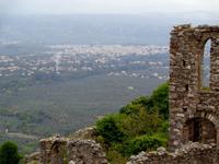 Blick von Mistras auf Sparta