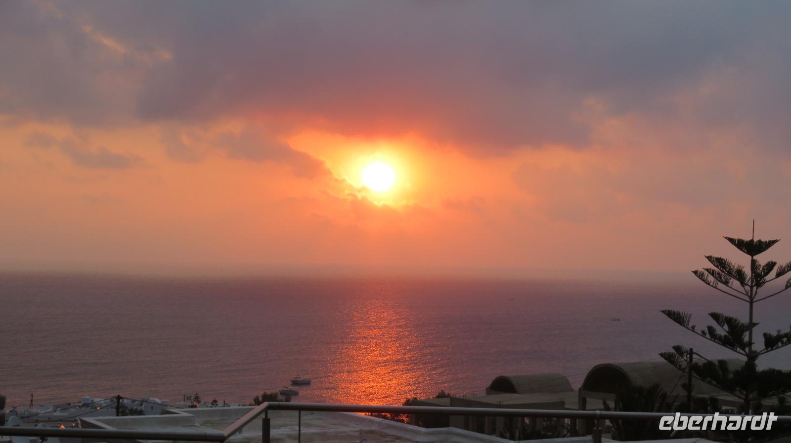 Da ist der Sonnenaufgang vom Hotel besser