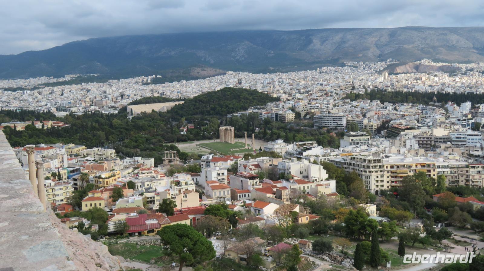 Blick auf Athen