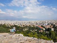 Unter uns die Agora, die wir vor zwei Tagen besichtigt haben