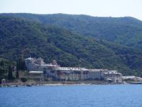 Schiffahrt um den Berg Athos